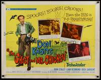 8c094 GHOST & MR. CHICKEN signed 1/2sh '65 by Don Knotts, who's fighting spooks, kooks, and crooks!