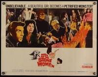 8c102 MILL OF THE STONE WOMEN 1/2sh '63 see a beautiful girl become a petrified monster!