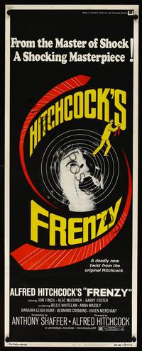 8c061 FRENZY insert '72 written by Anthony Shaffer, Alfred Hitchcock's shocking masterpiece!