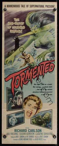 8c082 TORMENTED insert '60 great art of the sexy she-ghost of Haunted Island, supernatural passion!
