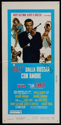 8c221 FROM RUSSIA WITH LOVE Italian locandina R70s Sean Connery is Ian Fleming's James Bond 007!