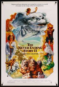 8c541 NEVERENDING STORY 2 1sh '90 George Miller sequel, an all new adventure!