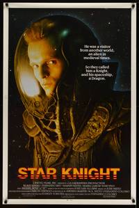 8c484 STAR KNIGHT int'l 1sh '85 El Caballero Del Dragon, cool sci-fi image!