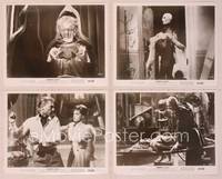 8d288 HORROR CASTLE 14 8x10 stills '64 La Vergine di Norimberga, Chris Lee, wild horror images!