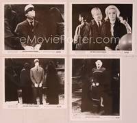 8d272 MAD EXECUTIONERS 17 8x10 stills '65 German horror, black-hooded avengers!