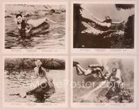 8d316 MERMAIDS OF TIBURON 8 8x10 stills '62 cool images of sexy mermaid & scuba divers!