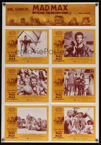 8d116 MAD MAX BEYOND THUNDERDOME Aust LC poster '85 George Miller, Mel Gibson & Tina Turner!