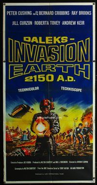 8d033 DALEKS' INVASION EARTH: 2150 AD English 3sh '66 time-travel sci-fi based on the TV series!
