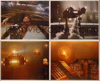 8d221 BLADE RUNNER 4 color 16x20 stills '82 Ridley Scott sci-fi classic, Harrison Ford