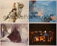 8d222 EMPIRE STRIKES BACK 4 jumbo stills '80 George Lucas sci-fi classic, Mark Hamill, Darth Vader!