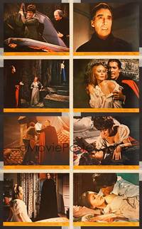 8d230 DRACULA HAS RISEN FROM THE GRAVE 8 8x10 mini LCs '69 Hammer, vampire Christopher Lee!