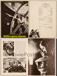 8d183 2001: A SPACE ODYSSEY editorial guide '68 Stanley Kubrick, cool informational book!