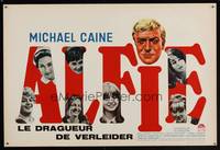 8e112 ALFIE Belgian '66 British cad Michael Caine loves them and leaves them, ask any girl!