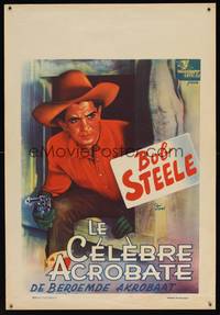 8e157 GALLANT FOOL Belgian '40s Arletta Duncan, cowboy Bob Steele in western action!