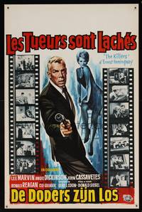 8e180 KILLERS Belgian '64 directed by Don Siegel, Lee Marvin, sexy full-length Angie Dickinson!