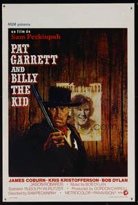 8e208 PAT GARRETT & BILLY THE KID Belgian '73 Sam Peckinpah, Bob Dylan, James Coburn, Lesset art!