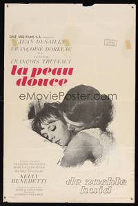8e228 SOFT SKIN Belgian '64 Francois Truffaut's La Peau Douce, Jean Desailly!