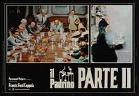 8e423 GODFATHER PART II Italian photobusta '74 Francis Ford Coppola classic crime sequel!