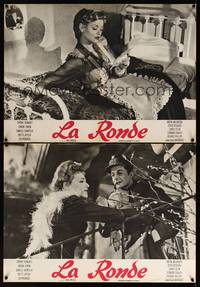 8e391 LA RONDE 2 Italian photobustas '50 Max Ophuls, sexy Simone Signoret!