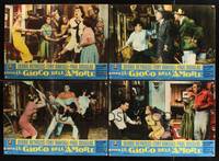 8e380 MATING GAME 4 Italian photobustas '59 Debbie Reynolds & Tony Randall, wild images!