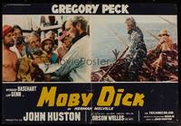 8e450 MOBY DICK Italian photobusta R70s John Huston, great images of Gregory Peck!