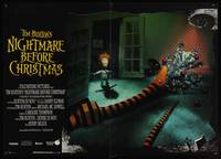 8e458 NIGHTMARE BEFORE CHRISTMAS Italian photobusta '93 Burton, great image from horror cartoon!