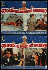 8e397 SEX WITH A SMILE 2 Italian photobustas '76 40 gradi all'ombra del lenzuolo, Marty Feldman!