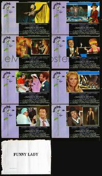 8e345 FUNNY LADY 8 Italy/Eng pbustas '75 Barbra Streisand, James Caan, Roddy McDowall!
