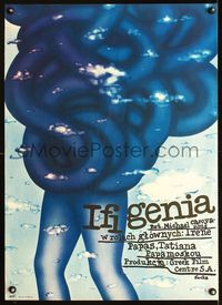 8e587 IPHIGENIA Polish 23x32 '78 Michael Cacoyannis' Ifigeneia, bizarre Socha artwork!