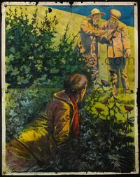 8f323 OLAF - AN ATOM 3sh R20s cool artwork of man hiding in bushes, The Wanderer