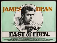 8f210 EAST OF EDEN British quad R76 first James Dean, John Steinbeck, directed by Elia Kazan!