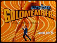 8f227 GOLDMEMBER teaser British quad '02 Mike Meyers as Austin Powers, sexy legs!
