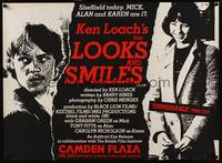 8f256 LOOKS & SMILES British quad '81 Ken Loach directed, Graham Green, Carolyn Nicholson!