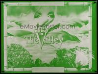 8f311 VALLEY OBSCURED BY CLOUDS green British quad '72 special wilding poster with different tagline