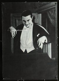 8f467 DRACULA commercial poster '66 great image of Bela Lugosi as Dracula!