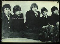 8f472 ROLLING STONES commercial poster '67 cool image of young Jagger, Richards!