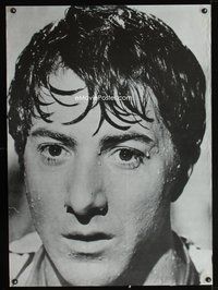 8f473 DUSTIN HOFFMAN personality poster '70s close-up of wet Hoffman!