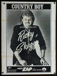8f045 RICKY SKAGGS COUNTRY BOY special 30x40 '80s great close portrait!