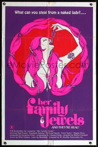 8f383 HER FAMILY JEWELS half subway '73 really cool wild sexy artwork!