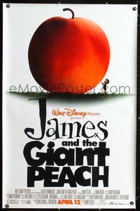 8f387 JAMES & THE GIANT PEACH half subway '96 Walt Disney animated fantasy cartoon!