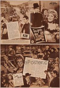8g193 DESTRY RIDES AGAIN German program '47 different images of James Stewart & Marlene Dietrich!