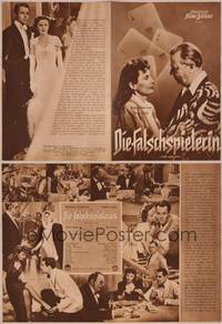8g208 LADY EVE German program '49 Sturges, different images of of Barbara Stanwyck & Henry Fonda!
