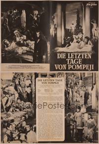 8g209 LAST DAYS OF POMPEII German program '50 Micheline Presle, George Marchal, different images!