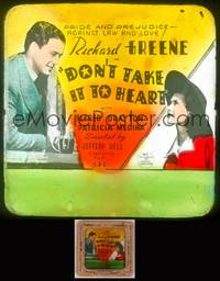 8g030 DON'T TAKE IT TO HEART Australian glass slide '44 ghost makes Greene & Medina fall in love!