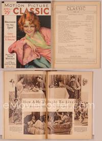8g092 MOTION PICTURE CLASSIC magazine April 1931, great art of sexy Clara Bow by Marland Stone!