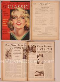 8g094 MOTION PICTURE CLASSIC magazine June 1931, art of sexy Anita Page by Marland Stone!