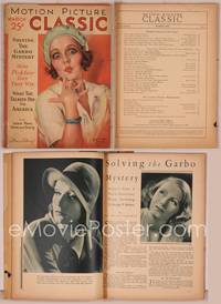 8g091 MOTION PICTURE CLASSIC magazine March 1931, art of silly Irene Delroy by Marland Stone!