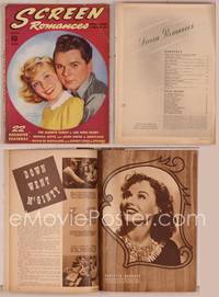 8g128 SCREEN ROMANCES magazine August 1940, Jackie Cooper & Leila Ernst from Aldrich Family!