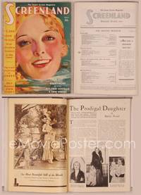 8g075 SCREENLAND magazine July 1931, art of pretty swimming Dorothy Mackaill by Thomas Webb!
