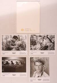 8g157 AVENGING FORCE presskit '86 art of Michael Dudikoff in THE action film of the year!